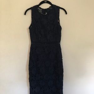 BLVD Navy Lace Dress